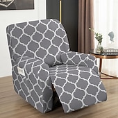 baratos Cobertura de Sofa-capa reclinável floral capa para chaise longue capa com estampa geométrica