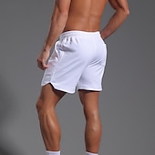 cheap Sweat Shorts-Men&#039;s Athletic Shorts Sweat Shorts Shorts Summer Shorts Pocket Drawstring Elastic Waist Plain Comfort Breathable Short Outdoor Sports Classic Casual Black White Micro-elastic