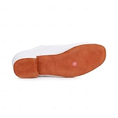 abordables Chaussures de danse-Homme Oxfords Brogue Classique Danse Disco Cuir PU Cuir Respirant Confortable Antidérapant À lacets Noir Blanche Automne Hiver