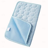 billige Kjølematte-kjølematte for hunder - øyeblikkelig kjølende kjæledyrseng for hunder &amp;katter giftfri &amp;Maskinvaskbar sklisikker kjølig matte med bunn for innendørs bruk &amp;reisebruk