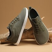 billiga Herrsneakers-Helvita herrsneakers i canvas – minimalistiska vardagsskor för pendling, college och vardagliga fredagar