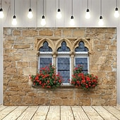 זול שטיח נוף-קיר חלון צמח ירוק תלוי שטיח קיר אמנות שטיח גדול קיר קישוט תמונה רקע שטיח וילון בית חדר שינה סלון קישוט