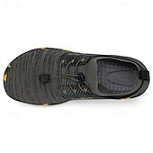 cheap Men&#039;s Sneakers-Men&#039;s Brown and Black Casual Athletic Shoes with Splash Detail – Lightweight Sport-Inspired Sneakers for Urban Wear and Outdoor Hikes