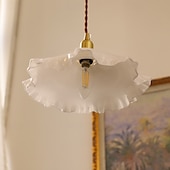 economico Luci Isola cucina-Lampadari a sospensione a LED, lampade a sospensione per soffitto, lampade a sospensione in vetro e ottone, paralume, lampadari per sala da pranzo, decorazione di lusso per soggiorno 110-240 V
