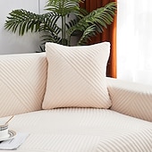 preiswerte Sofabezug-Stretch-Sofabezug, Schonbezug, Jacquard, elastisch, Sofagarnitur, Sessel, Loveseat, 4- oder 3-Sitzer, L-Form, grau, botanische Pflanzen, weich, strapazierfähig, waschbar