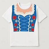 olcso pólók-Októberi fesztivál Dirndl nyomtatás Póló bajor München Német Grafikus Kompatibilitás Női Felnőttek Októberi fesztivál 3D nyomtatás Alkalmi / Napi