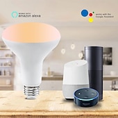 cheap LED Globe Bulbs-1 Pc Wifi Smart Light Bulb E26/27RGB Color Change 9W850LM Voice Remote Control Dimming Compatible with Alexa Google