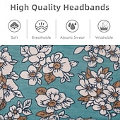 economico Accessori per acconciature-Fasce per capelli da donna in stile boho, elastiche, antiscivolo, larghe e spesse, in tessuto morbido, alla moda, accessori per capelli corti da donna.