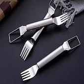 cheap Fruit &amp; Vegetable Tools-3 pcs Watermelon Knife, Melon Fork, Fruit Tool 2-in-1, Stainless Steel Silver Multiple items, Used for kitchen family camping