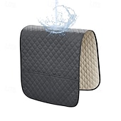 abordables Funda para sillón reclinable-Funda de reposabrazos impermeable de color burdeos para sofá, funda de respaldo para reposabrazos de sofá, protector suave para sillas, sofá, sillón, fundas para sofá reclinable