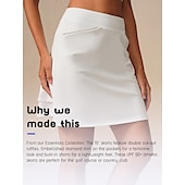 cheap Women&#039;s Golf Clothing-Women&#039;s Golf Skorts White Rose Red Skirt Ladies Golf Attire Clothes Outfits Wear Apparel