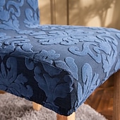 abordables Funda para silla de comedor-Funda para silla de comedor para el hogar, de tela polar, elástica, para el asiento