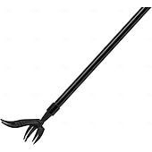 cheap Tool Accessories-High Hardness Weed Pulling Tool - Manual Stand Up Weed Puller Tool Head Replacement - 4-Claw Steel Head Design, Black