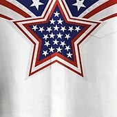 cheap Independence Day Shirts-Independence Day Men&#039;s American US Flag Stars Patriotic Shirt Summer Shirt Button Up Shirt Short Sleeve Fashion Casual Holiday Summer Spring Turndown 3D Print Collared Shirts Front One Pocket White