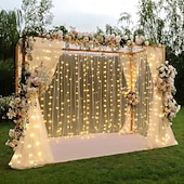 economico Tende trasparenti-Drappe per arco nuziale in chiffon tende trasparenti per decorazioni di festa cerimonia arco palcoscenico