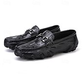 halpa Miesten lenkkarit-Miesten tummanruskeat loaferit solkikoristeilla – muodikkaat slip-on-kengät toimistolle, arkeen ja iltaan