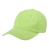 olcso Tenisz ruházati kiegészítők-Baseball sapka Tenisz sapka Férfi Sapka Egyszínű Klasszikus Divat Légáteresztő Gyors szárítás mert Tenisz Baseball Futás Nyár Fehér Sárga Zöld