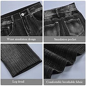 cheap Blue 3D Print-Women&#039;s Leggings Capri Pants 3D Print Chinos Vintage Streetwear Casual Calf-Length High Waist Plain Printing Comfy Soft Comfortable Stretchy Outdoor Street Black Red Blue Gray Summer Slim Fit