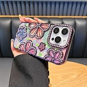 economico Cover per iPhone-Custodia per telefono con motivo floreale sfumato di colore per iPhone 16, 15, 14, 13 e 12 Pro Max, cover posteriore in TPU antiurto
