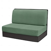 abordables Funda de sofá-Fundas de cojín elásticas para comedor de RV de 2 piezas, fundas de cojín de sofá en forma de T, fundas elásticas para asientos de caravana, protección de muebles de RV duradera y fácil de instalar