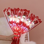 cheap Gifts-Romantic Bear Soap Bouquet, Ideal Gift for Mother&#039;s Day, Valentine&#039;s Day, Father&#039;s Day, Christmas, Wedding Party, and Home Decoration, Simulation Flower for Event Promotion
