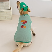 cheap Cooling Vest &amp; Shirt-Dog Shirts Quick Dry Soft Stretchy Pet T-Shirts with Reflective Label Tank Top Sleeveless Vest Sun Protection Dog Clothes for Large Dogs