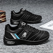 preiswerte Sneaker für Herren-weiße Sport-Sneaker für Herren mit rotem Akzent und leichtem Design – sportlich, stylisch, ideal für Freizeit und Sport