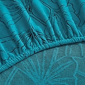 baratos Cobertura de Sofa-Capa elástica para sofá em tecido jacquard, capa elástica para sofá secional em formato de L, capa de canto para sala de estar, 1/2/3/4 lugares