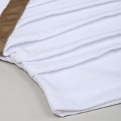 economico Maglietta casual Henley-Per uomo Maglia Henley Manica Corta Maniche Corte Henley Estate Semplice Sottile pieghettato Moda Designer Casual Patchwork Pieghe All&#039;aperto Vacanza Casuale Bianco Blu marino Kaki Maglietta Top per