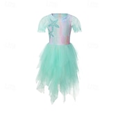 Χαμηλού Κόστους Κοστούμια για κορίτσια-Γοργόνα Άριελ Πριγκίπισσα Πριγκίπισσα του νερού Φορέματα Στολές Φόρεμα κορίτσι λουλουδιών Κοστούμια με θέμα την τηλεόραση for Κοριτσίστικα Παιδικά Απόκριες Επίδοση Εκδήλωση / Πάρτι