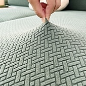 baratos Cobertura de Sofa-Capa de almofada de sofá jacquard grossa, protetor de móveis, capas de sofá para sofás, antipoeira, capa de assento removível, capa para crianças e animais de estimação