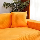 preiswerte Sofabezug-Stretch-Sofabezug, Schonbezug, Jacquard, elastisch, Sofagarnitur, Sessel, Loveseat, 4- oder 3-Sitzer, L-Form, grau, botanische Pflanzen, weich, strapazierfähig, waschbar