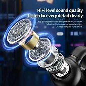 abordables Écouteurs Bluetooth sans fil-Écouteurs à clip ouverts Bluetooth 5.3 Z28 – Écouteurs TWS véritable sans fil avec micro faible latence son HiFi design léger crochets d&#039;oreille pour le sport compatible iOS/Android