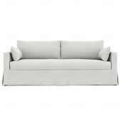 preiswerte Sofabezug-Sofabezug passend für Hyltarp-Sofa, einfarbig, gesteppte Polyester-Schonbezüge