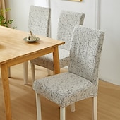 abordables Funda para silla de comedor-Funda para silla de comedor para el hogar, de tela polar, elástica, para el asiento