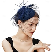 halpa Juhlahatut-fascinator-hattu, huntu, höyhen, fascinator-teetuoksu, morsiushuntu, retrohattu, rasiahattu, derby-hatut naisille