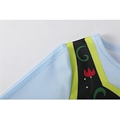 abordables Disfraces de niñas-Frozen Cuento de Hadas Princesa Anna Vestido de niña de las flores Disfraz de fiesta temática Vestidos de tul Cosplay Cosplay de película for Chica Niños Carnaval Mascarada Fiesta