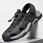 preiswerte Outdoor-Sandalen-Herrensandalen – weiße Outdoor-Wassersport-Sandalen mit verstellbaren Riemen und atmungsaktivem Mesh für Wander-, Strand- und Sommerabenteuer