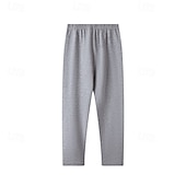 cheap Bottoms-Kids Girls&#039; Leggings Solid Color Streetwear Outdoor 4-12 Years Summer Black White Pink