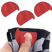 cheap Sewing &amp; Knitting &amp; Crochet-3pcs Sewing Needle Gauge Measuring Tool, Finger Thumb Ruler Sewing Template Lockranding Guide Tool for DIY Edge Stitching Lock Kit Quilting for Beginners