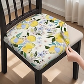 abordables Funda para silla de comedor-Funda para silla de comedor, funda para taburete, funda de poliéster con estampado geométrico