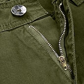 economico Pantaloni cargo-Per uomo Pantaloni cargo Pantaloni da lavoro Pantaloni da escursione Multi tasca Gamba dritta Liscio Traspirazione umidità Indossabile Lunghezza intera Esterno Giornaliero Campeggio e hiking Di