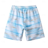 voordelige Heren Elite Shorts-Voor heren Korte broek Strandshorts Trekkoord Grafisch Blad dier Ademend Sneldrogend Knielengte Buiten Vakantie Huis Vakantie Etnische stijl Meerblauw Leger groen Rekbaar