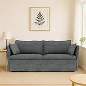 cheap Sofa Cover-Sofa Cover Suitable For BACKSÄLEN Sofa Solid Color Quilted Slipcovers