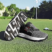 cheap Men&#039;s Golf Shoes-Men&#039;s White Golf Shoes with Multi-Traction Sole - Lightweight, Breathable Design for Outdoor Sports