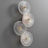 tanie Kinkiety wewnętrzne-lampy ścienne led szklane lampy ścienne 1szt kinkiety ścienne lampy ścienne do wnętrz salon sypialnia salon