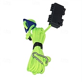 economico Striscie luci a batteria-1 corda luminosa da campeggio per esterni, 3 m/5 m/10 m, impermeabile IP66, corda antivento per tenda con 8 modalità di illuminazione, design durevole e vano batteria impermeabile AA.