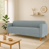 cheap Sofa Cover-Sofa Cover Solid Color Quilted Polyester Slipcovers