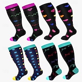 economico Cura Personale &amp; Salute-1 paio di calze a compressione graduata, polpaccio largo 15-20 mmHg, calze di supporto alte fino al ginocchio per donna &amp;Calzini circolatori per gambe gonfie, per uomini, per infermieri, per voli,