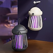 billige Bug Zapper-Bærbar myggdreperlampe, elektrisk fluefelle for soverom, stillegående drift, effektiv myggkontroll, kompakt og oppladbar design for innendørs bruk